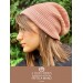 Pink woman hat in pure wool Jennifer - Handmade