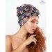  Hair Turban Flowered Cotton Kylie Handmade
