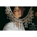  Ariana Swarovski White Pearl Silk Bracelet Bride Line - Handmade