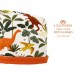 Reversible hat for children 100% cotton dinosaurs - Handmade