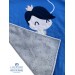 Fleece and Cotton Baby Blanket The Little Prince - Handmade