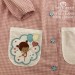 Personalized Embroidered Baby Apron - Handmade