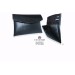 Black and White Ecopelle Clutch Bag - Handmade