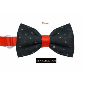 Man / cotton bow tie Mason high fashion fabric - Handmade