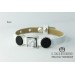 Unisex bracelet in white leather with Rimini modular charms Handmade - Handmade
