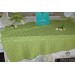 Blanket for Newborn / Pure Wool Green Tulipan - Handmade