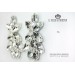 Swarovski crystal crystal earrings Eris Bridal Line Handmade