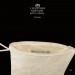 Clutch bag in white leather Bridal Line Vita - Handmade