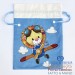 First Change Baby Bag in Cotton Lion Aviator 50x35 - Handmade