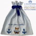 First Change Newborn Cotton Baby Bag with Sailor Bear 50x35 - Handmade